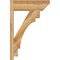 Ekena Millwork Merced Slat Rough Sawn Outlooker, Western Red Cedar, 8"W x 24"D x 36"H OUT08X24X36MRC06RWR - alternate 3
